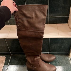 Brown boots